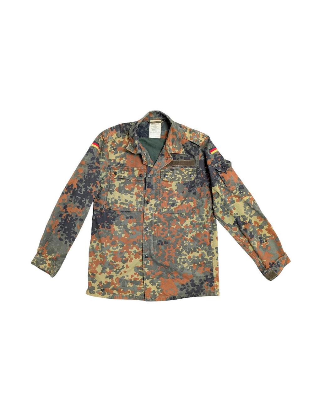 German Army Bundeswehr Flecktarn Camo Field Shirt - Medium